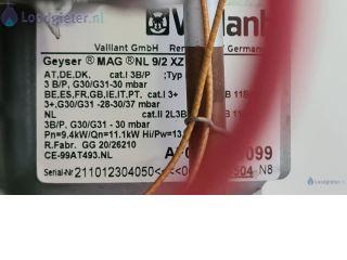 Loodgieter Badgeiser Geiser onderhoud / storing